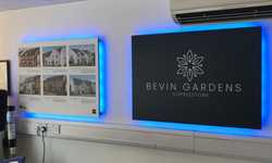 Bevin Gardens Window Graphics and Signage