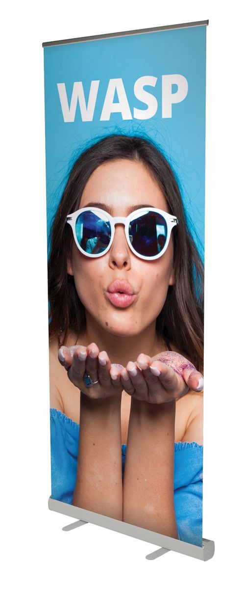 Wasp Budget Banner Stand and Graphic