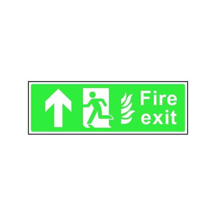 Fire Exit With Flames Up