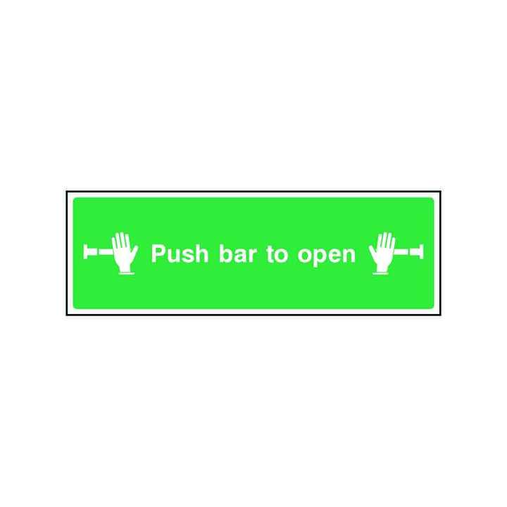 Push Bar To Open (Symbols)