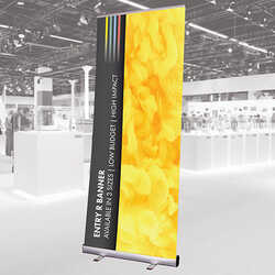 Entry Roller Banner Stand