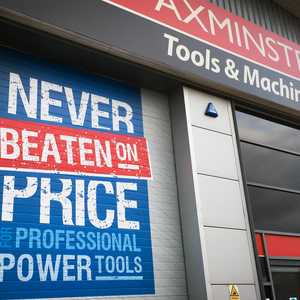 Printed Roller Doors for Axminster Tools & Machinery