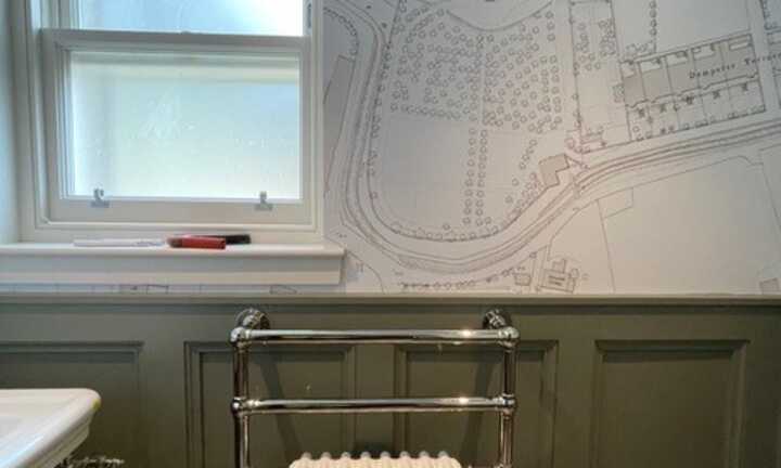 Printed Wallpaper for Lorn Macneal Architects