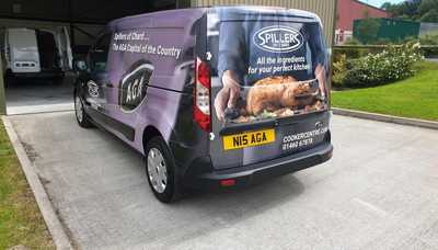 Rooster Bus Graphics installed at Creative Solutions