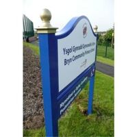 Post Mounted Aluminium Sign 3