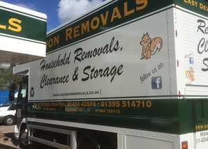 Fleet Vehicle Graphics for East Devon Removals
