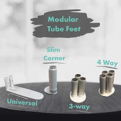 Modular Tube Fabric Display Accessories