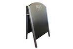 Falcon Chalk A-Board With Slate Grey Wood Stain & M&S Branding Logo.jpg