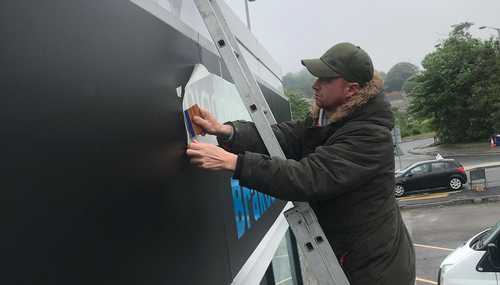 Bus Graphics installed at Creative Solutions in Axminster