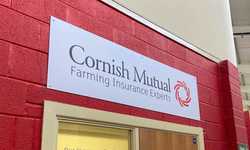 Outdoor and Indoor Signage for Cornish Mutual Outdoor and Indoor Signage for Cornish Mutual