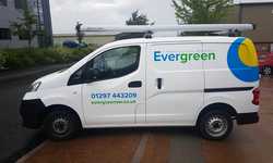 Van Signwriting for Evergreen Renewables