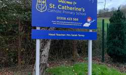 St Catherine’s Primary, Bridport - School Signage St Catherine’s Primary, Bridport - School Signage