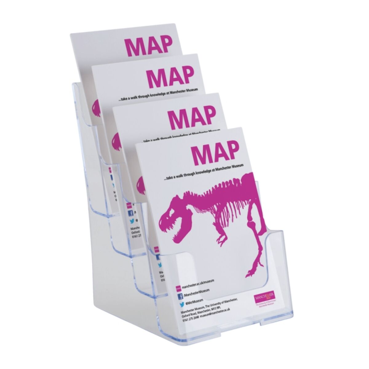 Four tier A5 leaflet dispensers.png