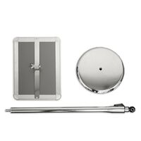 Freestanding telescopic pole snap frame poster holder components.jpg