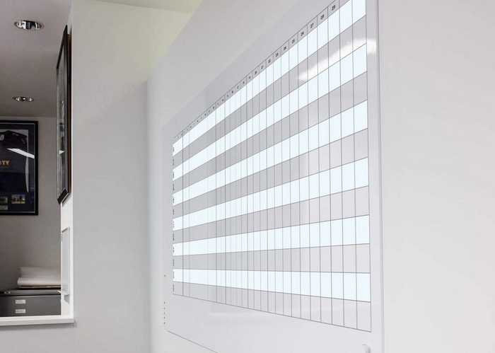 Non-Magnetic Whiteboard