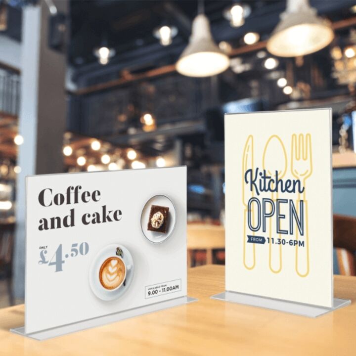 Free Standing Double Sided Landscape Acrylic Poster Holder.png