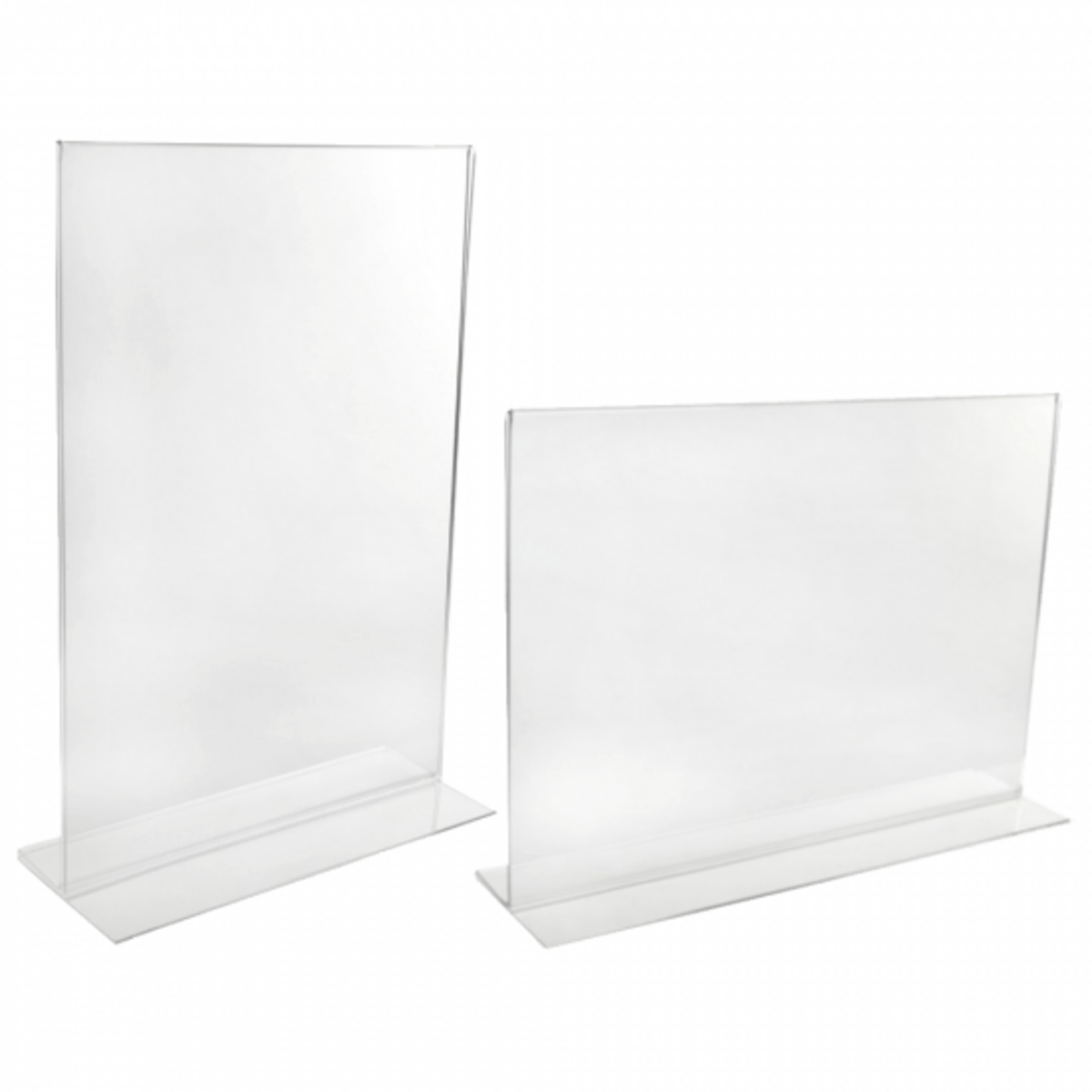 Free Standing Double Sided Portrait Acrylic Poster Holder.png