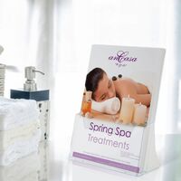 Free standing leaflet holder ideal for table top displays.png