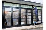 Full Colour Block Out Window Graphics - Shop Branding for The Urban Fox in Lyme Regis.jpg