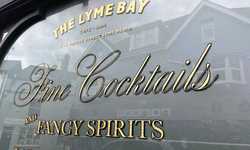 Window Graphics for The Lyme Bay Cafe & Bar Window Graphics for The Lyme Bay Cafe & Bar