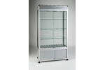 GS30003L Glazed Display Cases - 1000 x 450 x 1932 - 3 Down Light + Cupboard.jpg