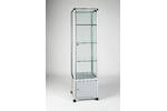 GS3001 Glazed Display Cases - 500 x 500 x 1932mm - With Cupboard.jpg