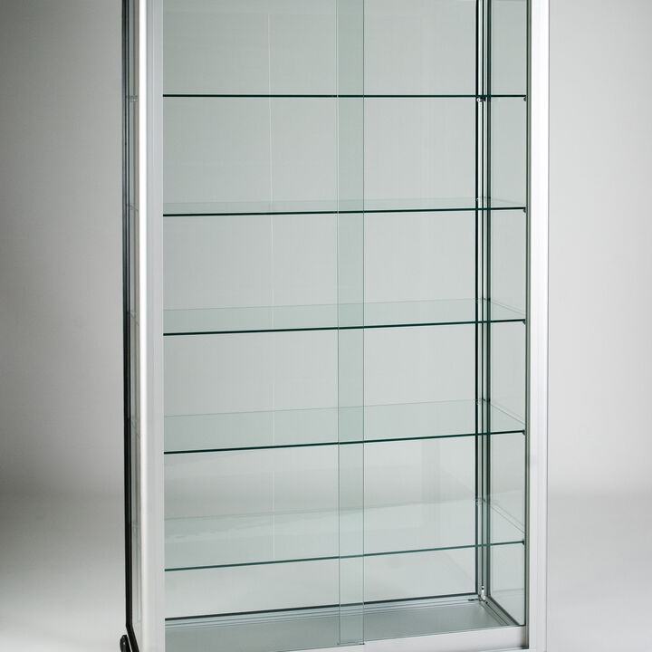 GS3002L Glazed Display Cases - 1000 x 450 x 1932mm - 3 Down Lights.jpg