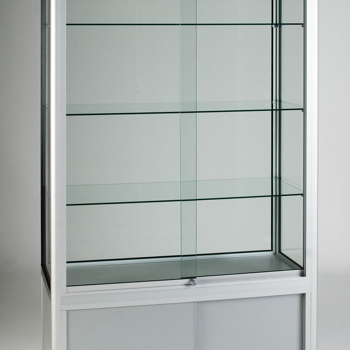 GS3003 Glazed Display Cases - 1000 x 450 x 1932mm - With Cupboard.jpg