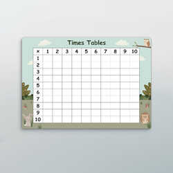 A4 Printed Handheld Whiteboards