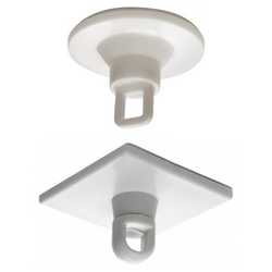 Adhesive Ceiling Buttons With Swivel Eyelet (Pack of 100)