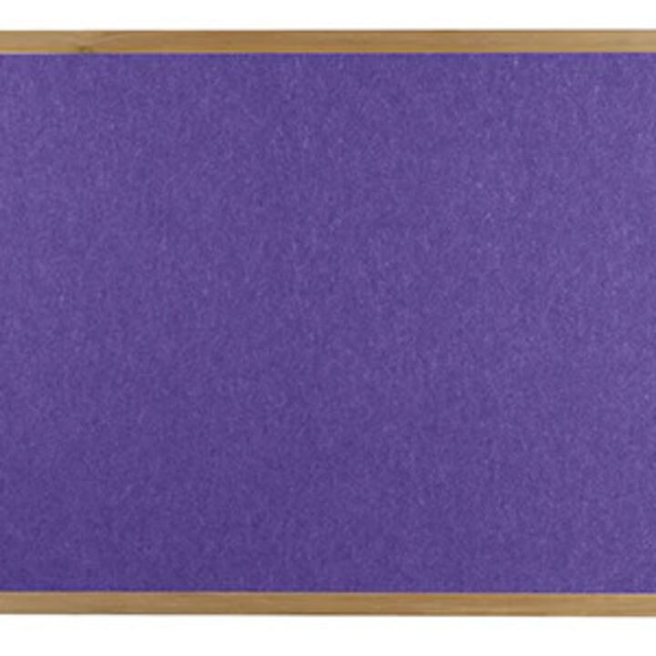 Hardwood Framed Polycolour FR Noticeboard - PURPLE.jpg