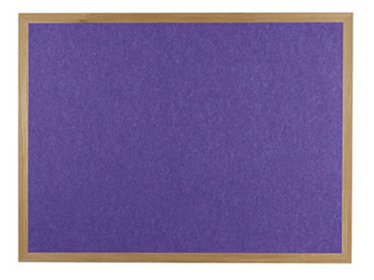 Hardwood Framed Polycolour FR Noticeboard - PURPLE.jpg