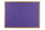 Hardwood Framed Polycolour FR Noticeboard - PURPLE.jpg