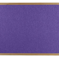 Hardwood Framed Polycolour FR Noticeboard - PURPLE.jpg