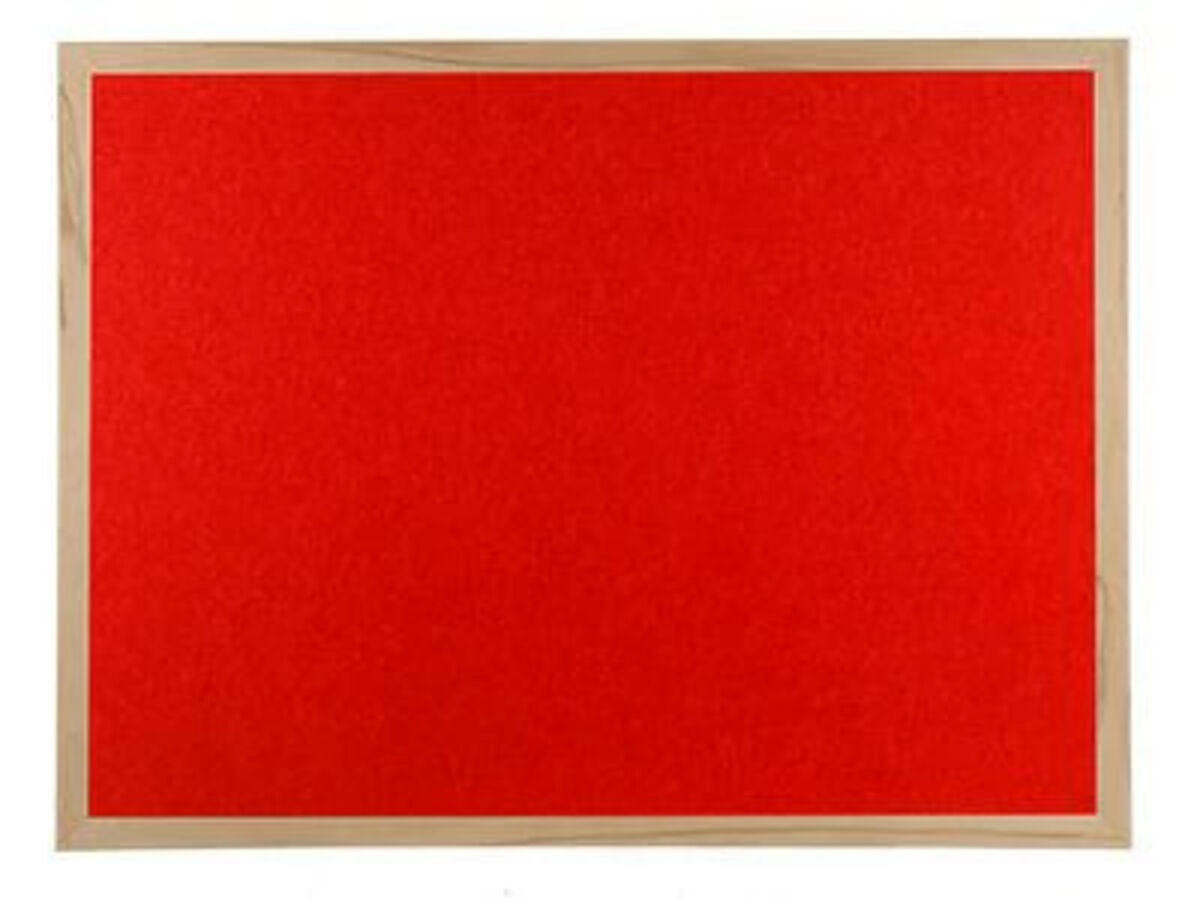 Hardwood Framed Polycolour FR Noticeboard - RED.jpg