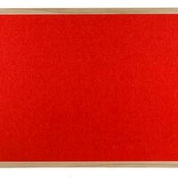 Hardwood Framed Polycolour FR Noticeboard - RED.jpg