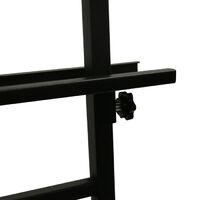 Height adjustable metal poster display stand.png