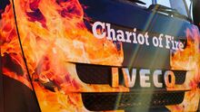 HGV Flame print Cut Vinyl Vehicle Graphics for chariot of Fire.jpg