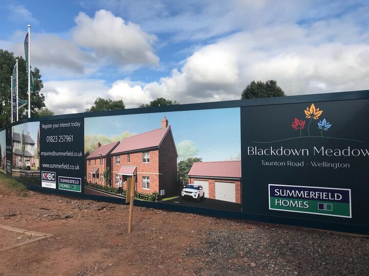 Construction Site Hoarding Board