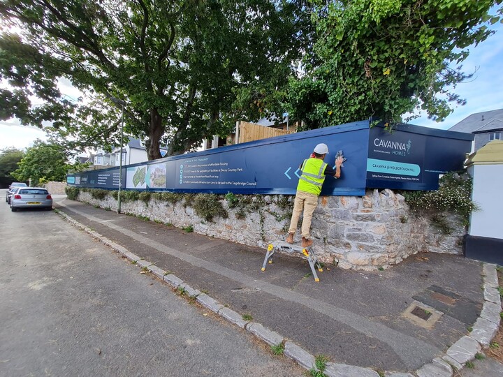 Construction Site Hoarding Board