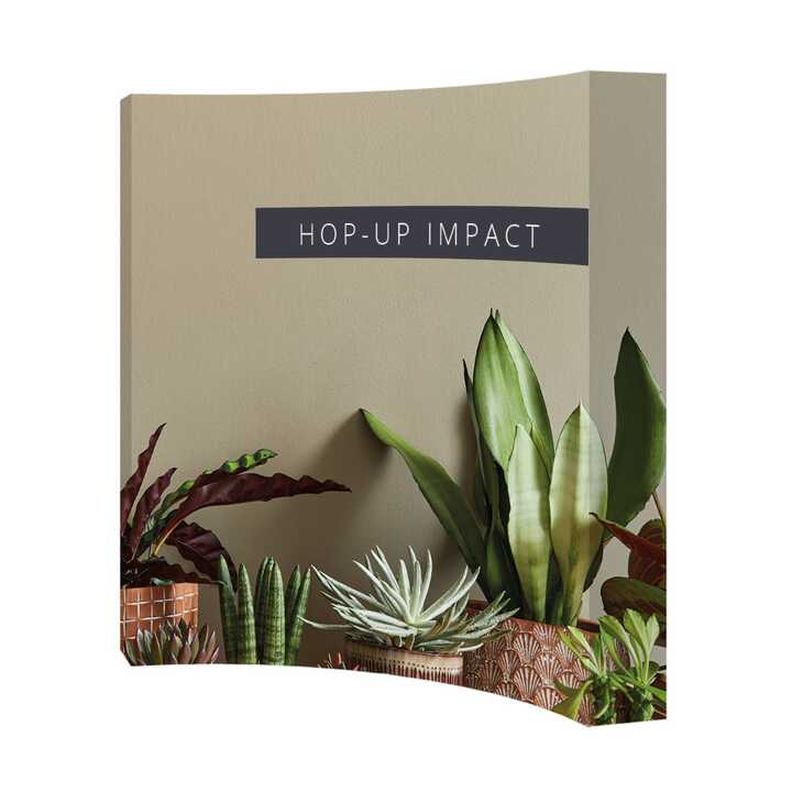 Hop Up Impact Curved Fabric Pop Up Kit