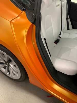 Completed rear door internal edges as a premium extra