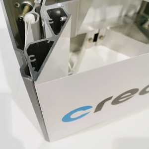 Double-Lacquered Custom Printed Graphic can be easily tensioned using the internal bolt locking system
