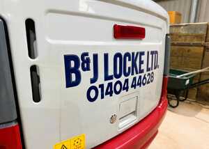 Digger Branding Graphics for B&J Locke Ltd Digger Branding Graphics for B&J Locke Ltd