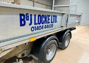 Trailer Branding Graphics for B&J Locke Ltd Trailer Branding Graphics for B&J Locke Ltd