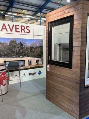 Completed Stand Built Ready For Event! Custom Trade Show Stand for Heavers of Bridport - Completed Stand Built Ready For Event!