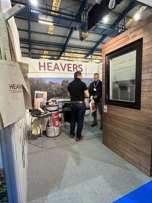 Custom Trade Show Stand for Heavers of Bridport - Final Marketing Touches & Counter