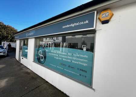 Shopfront Signage & Window Graphics For Sonder Digital in Seaton, East Devon Shopfront Signage & Window Graphics For Sonder Digital in Seaton, East Devon