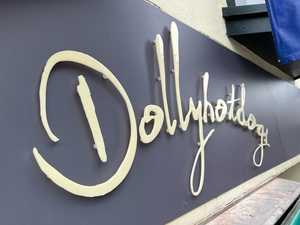 Finished Lettering Installation Ready for Mounting