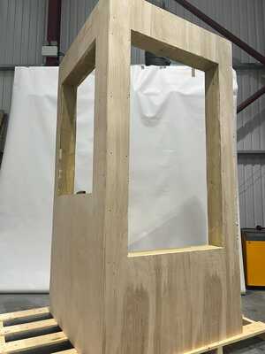 Wooden Ply Cut & Fixed Together To Size Custom Trade Show Stand for Heavers of Bridport - Wooden Ply Cut & Fixed Together To Size
